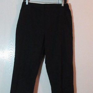 Black Stretch Capri Trim Pants Size 6